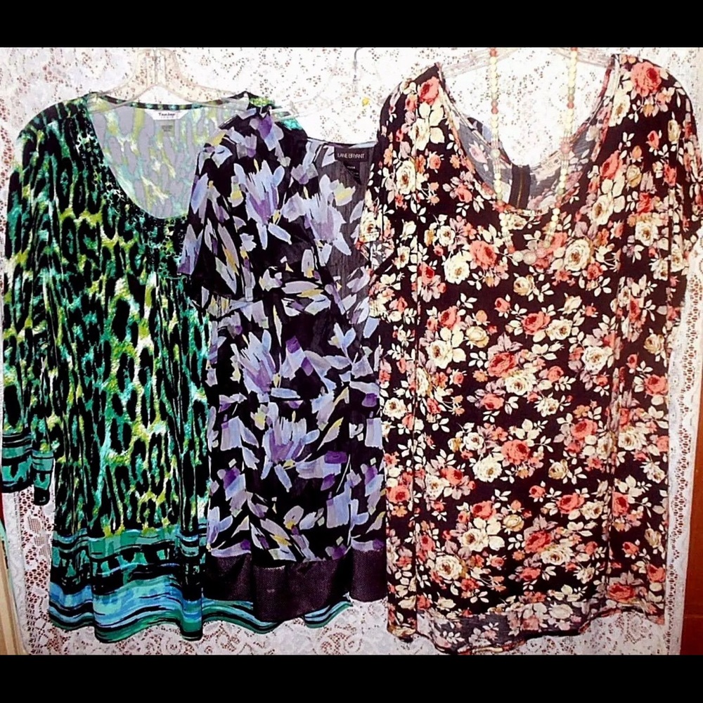 3 ladies blouses 3X